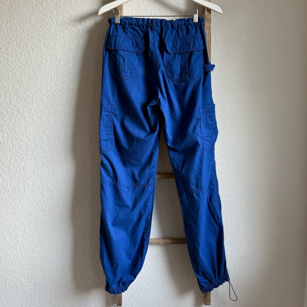 Koi Lindsay Cargo Royal Blue scrub pants sz: Small Tall - Picture 12 of 13